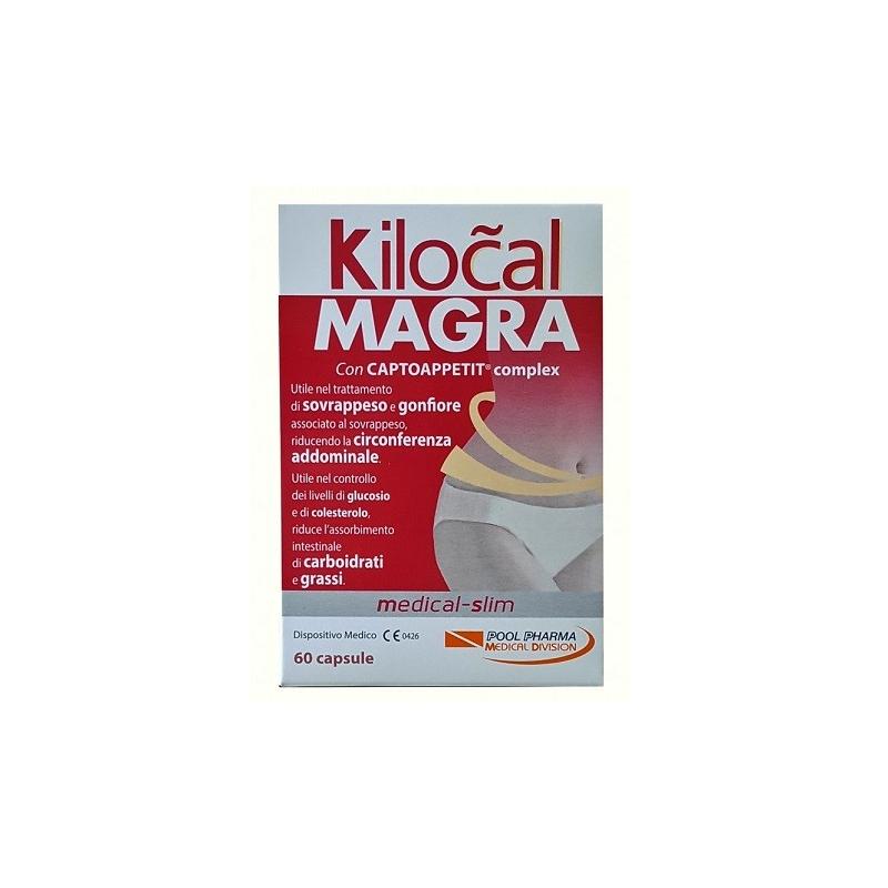 Kilocal Magra Integratore per Sovrappeso e Gonfiore 60 Capsule