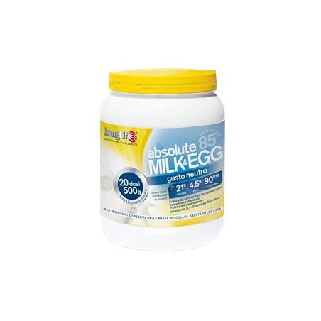 Longlife Absolute Milk & Egg Integratore per Sportivi 500 g