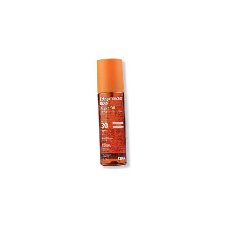 Isdin Fotoprotector Active Oil Protezione Solare SPF 30 per Pelle Secca