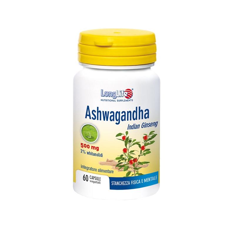 LONGLIFE ASHWAGANDHA 60 CAPSULE 500 MG