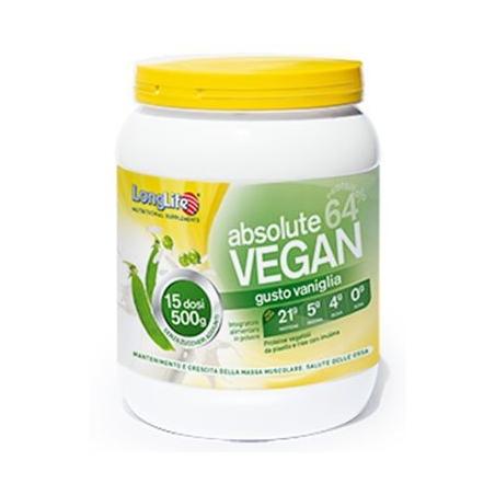 Longlife Absolute Vegan proteine vegetali in polvere 500 grammi