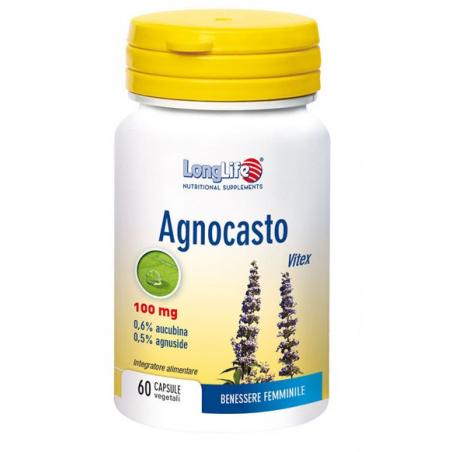 Longlife Agnocasto Integratore per i Dolori Mestruali 60 Capsule Vegetali