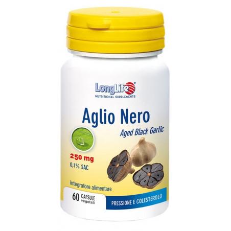 Longlife Aglio Nero Integratore Antiossidante 60 Vegicapsule