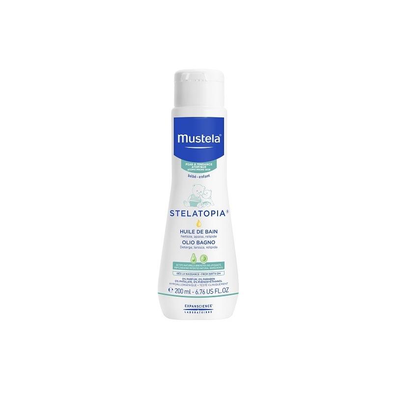 Mustela Stelatopia Olio Bagno per la Pelle Atopica del Bebè