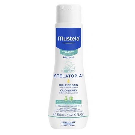 Mustela Stelatopia Olio Bagno per la Pelle Atopica del Bebè