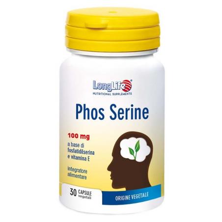 LongLife Phos Serine Integratore per la Memoria 30 Capsule