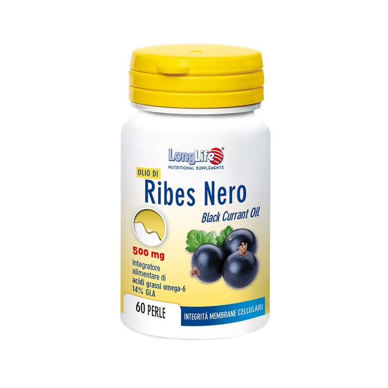 LongLife Ribes Nero Integratore per Pelle Secca e Spenta 60 Perle