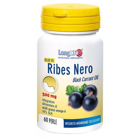 LongLife Ribes Nero Integratore per Pelle Secca e Spenta 60 Perle