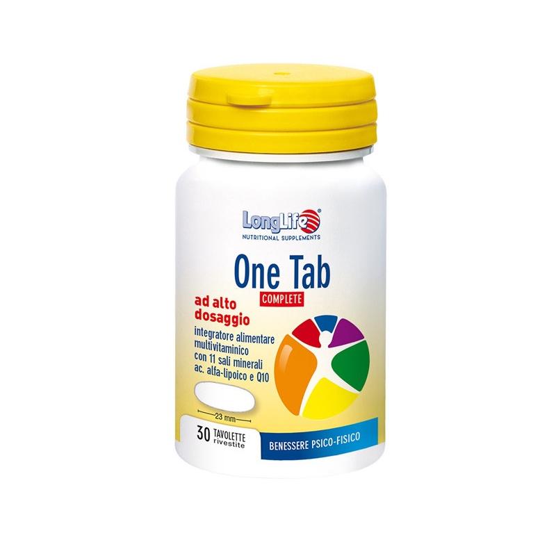 LongLife One Tab Integratore Multivitaminico 30 Tavolette