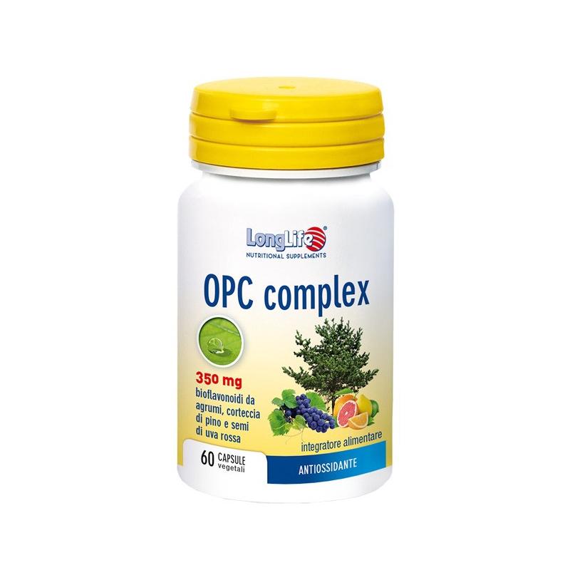 Longlife OpC Complex Integratore Antiossidante 60 Capsule Vegetali