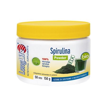 LongLife Spirulina Bio Integratore Ricostituente 50 Dosi