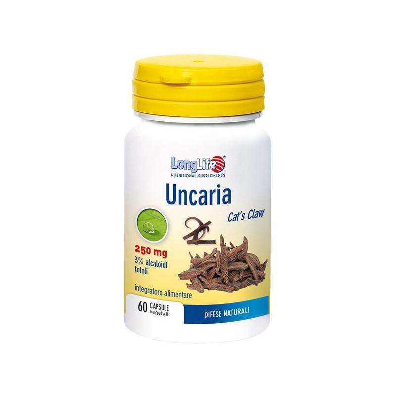 LongLife Uncaria Integratore per le Difese Immunitarie 60 Capsule