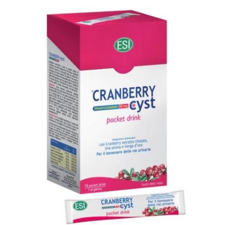 Esi Cranberry Cyst Pocket Drink Integratore Alimentare Vie Urinarie