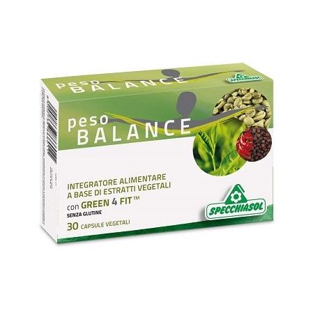 Specchiasol Peso Balance Integratore per il Controllo del Peso 30 Capsule Vegetale