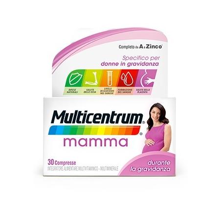 Multicentrum Mamma Integratore Multivitaminico per Donne in Gravidanza 30 Compresse