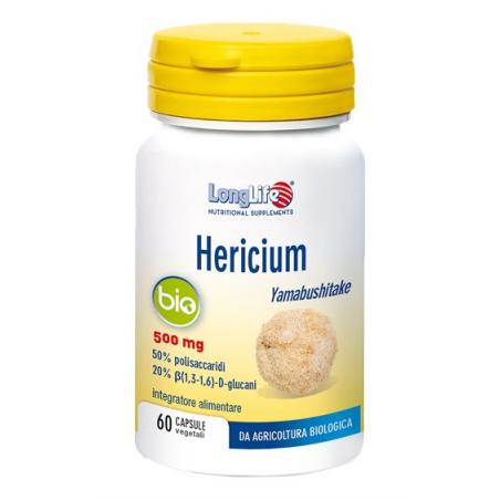 Longlife Hericium Bio Integratore per le Difese Immunitarie 60 Capsule
