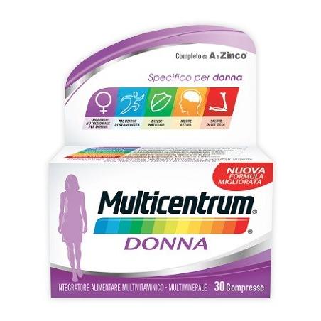 Multicentrum Donna Integratore Multivitamitico 30 Compresse - Scadenza del prodotto 31/08/2026