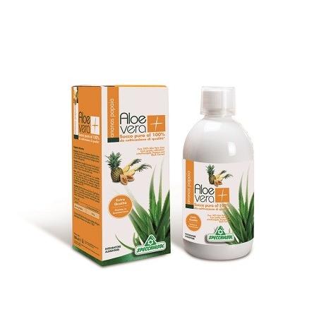 Specchiasol Succo AloeVera+ Ananas Papaia Integratore Depurativo 1000 ml