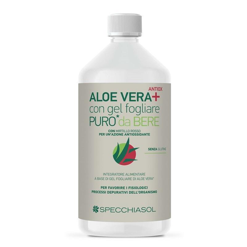 Specchiasol Succo AloeVera+ Mirtillo Rosso Integratore Depurativo 1000 ml