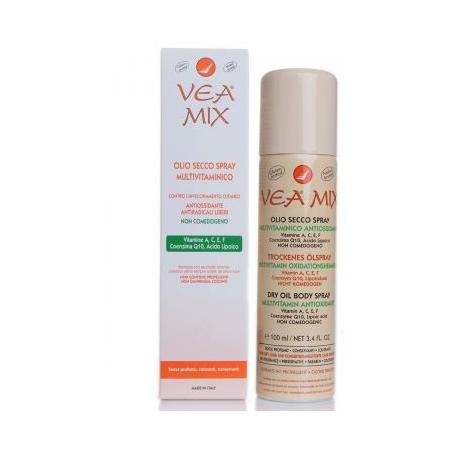 Vea Mix Olio Secco Spray Multivitaminico per Cute Secca e Arrossata 100 ml