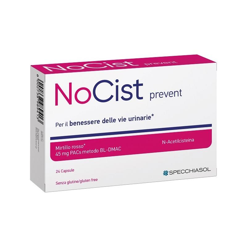 Specchiasol NoCist Prevent Integratore per le Vie Urinarie 24 Capsule