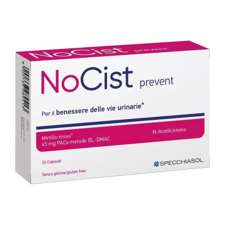 Specchiasol NoCist Prevent Integratore per le Vie Urinarie 24 Capsule
