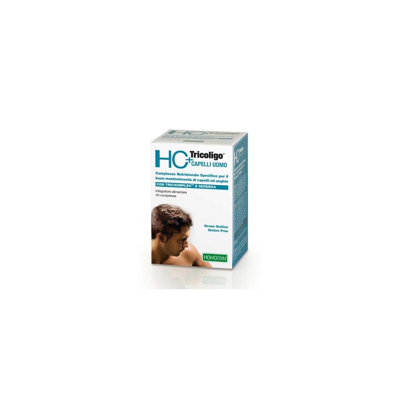 Specchiasol HC+ Tricoligo Uomo Integratore Contro l'Alopecia 40 Capsule