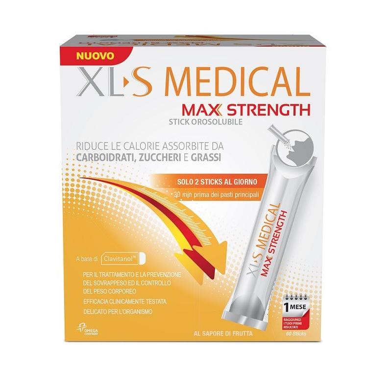 XLS Max Strength 60 Stick Orosolubili Integratore Alimentare