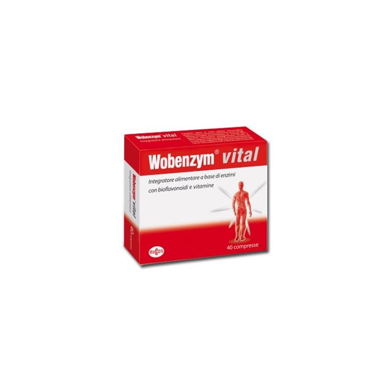 Nestlè Wobenzym Vital Integratore per Ossa e Cartilagini 40 compresse