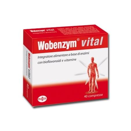 Nestlè Wobenzym Vital Integratore per Ossa e Cartilagini 40 compresse