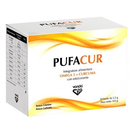 Vanda Pufacur Integratore di Omega3 + Curcuma 30 Bustine
