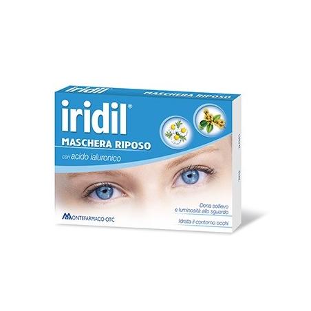 Montefarmaco Iridil Maschera Riposo Occhi con Acido Ialuronico