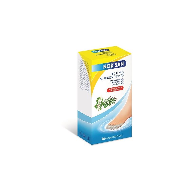 Montefarmaco Nok San Pediluvio Super Ossigenato Deodorante Rinfrescante per Piedi 400 g