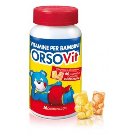 Montefarmaco Orsovit Integratore di Vitamine per Bambini 60 caramelle