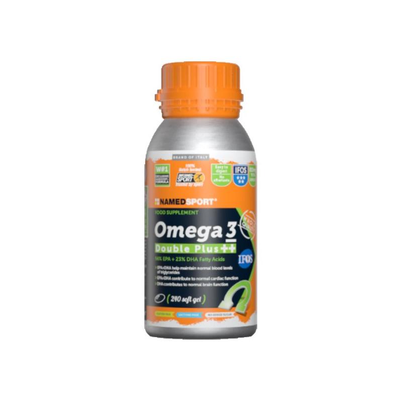 Named Sport Omega 3 Double Plus Integratore per il Colesterolo 240 Perle