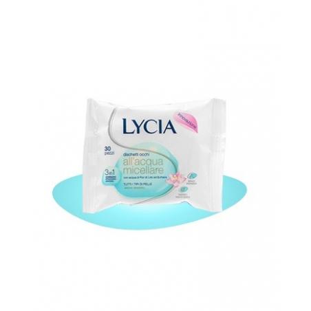 Lycia Dischetti Struccanti Occhi all'Acqua Micellare 3 in 1 30 Pezzi