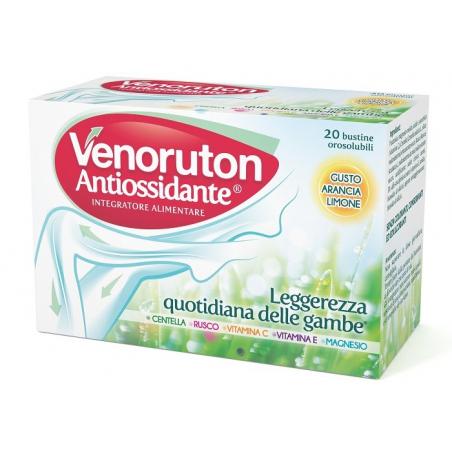 Venoruton Antiossidante Integratore Alimentare Gambe Pesanti 20Bustine