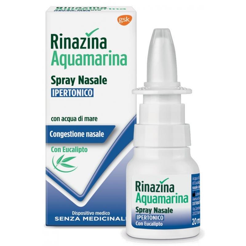 Rinazina Acquamarina Soluzione Nasale Ipertonica con Eucalipto 20ml