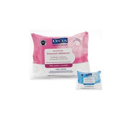 Lycia Salviette Struccanti Addolcenti Pelli Secche e Sensibili 20 Pezzi