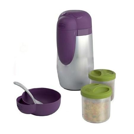 Chicco Portapappa Inox Comodo e Pratico Contenitore per Bambini