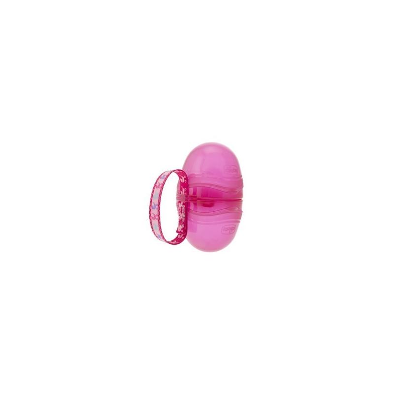 Chicco Porta Succhietto 1 Pezzo Doppio Colore Rosa