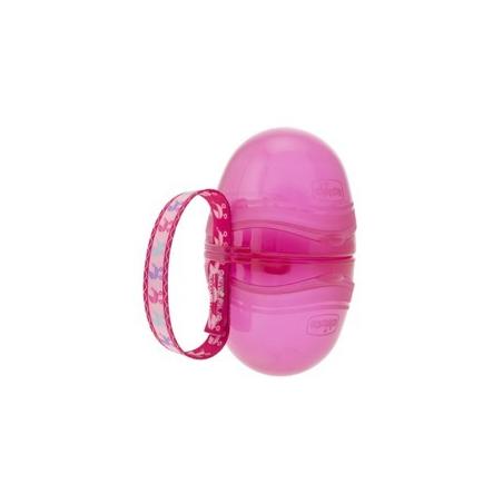 Chicco Porta Succhietto 1 Pezzo Doppio Colore Rosa