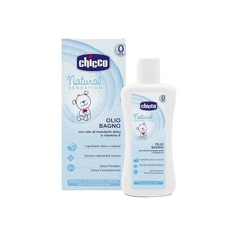 Chicco Natural Sensation Olio da Bagno per Bambini 0+ Mesi 200 Ml