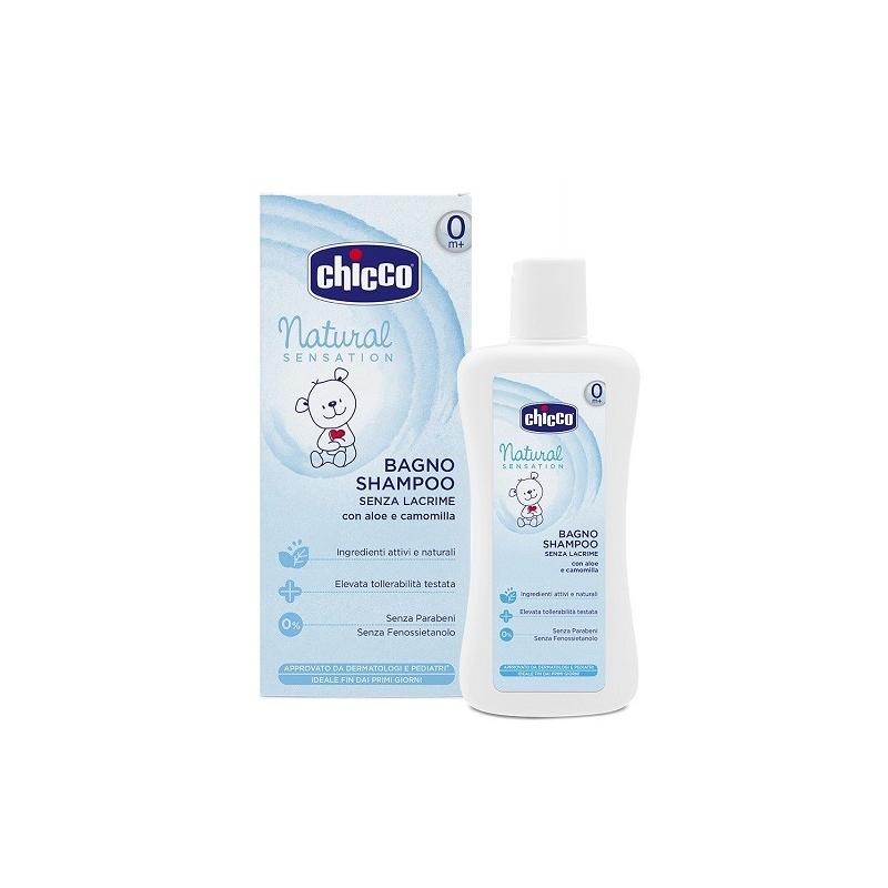 Chicco Natural Sensation Bagno Shampoo Senza Lacrime 200 Ml