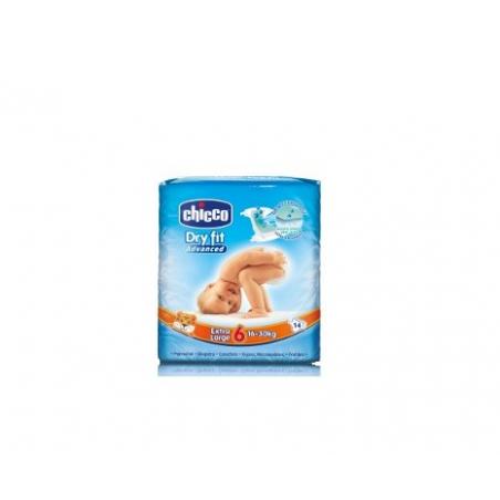Chicco Dry Fit Advance 14 Pezzi Pannolini Extra Large 16-30 Kg