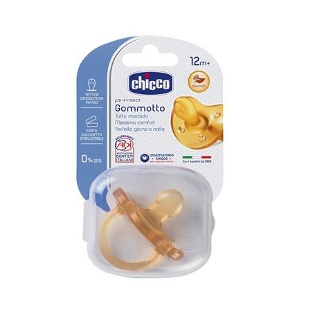 Chicco Physio Soft Gommotto  in Caucciù 12 Mesi+ 1 Pezzo