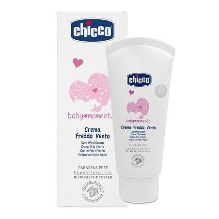 Chicco Cosmetici Baby Moments Crema Vento 50ml per Pelli Delicate