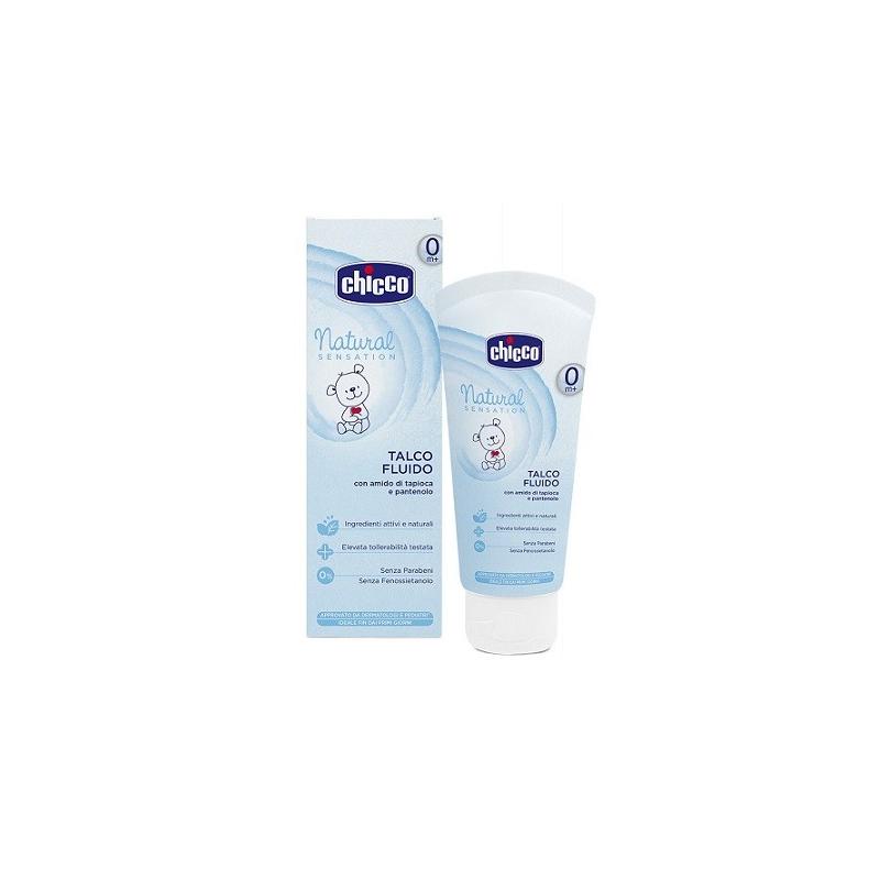 Chicco Natural Sensation Talco Fluido con Amico di Tapioca 100ml