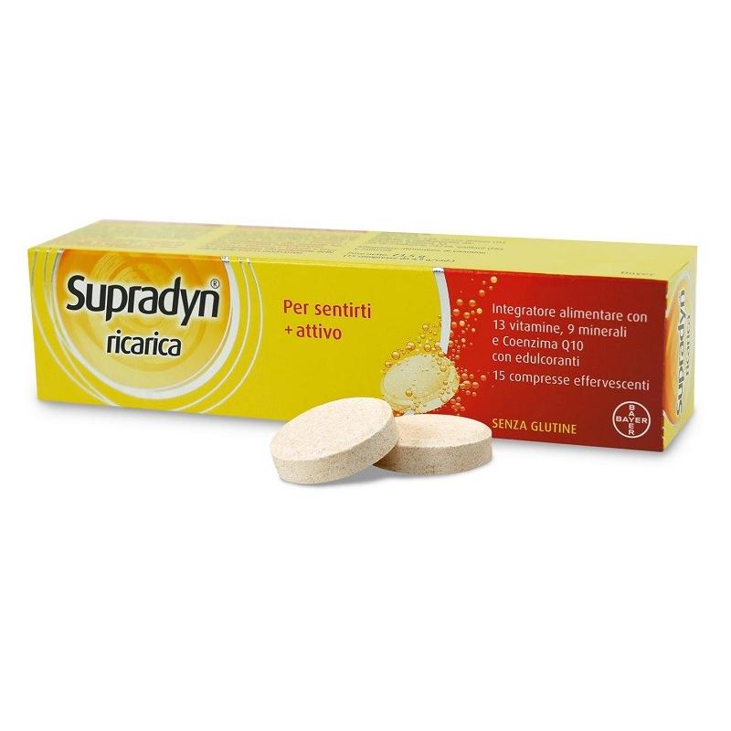 Supradyn Ricarica 15 Compresse Effervescenti Integratore Vitamine
