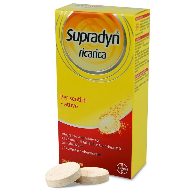 Supradyn Ricarica 30 Compresse Effervescenti Integratore Vitamine